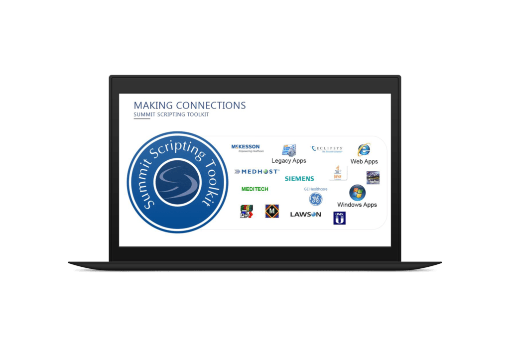 SST Making connections SummitScripting Tool ipad white